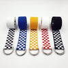 Longue ceinture damier avec double boucle style coréen - KdoClick