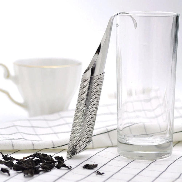 Cuillère à thé gourmande en acier inoxydable, infuseur thé ou tisane en  vrac avec cornet de glace
