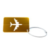 Porte-étiquette en métal pour bagages - KdoClick